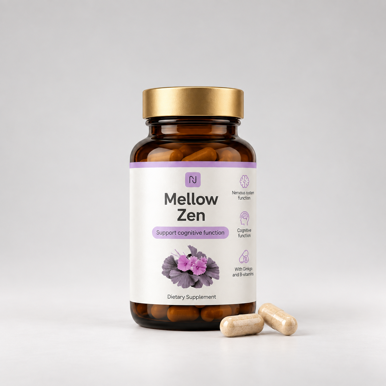 Mellow Zen - 60 Caps - 1 Pack